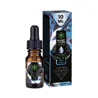 Huile de CBD 15% full spectrum de chez plant of life