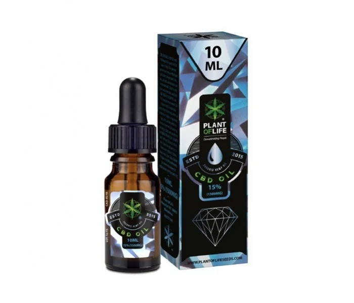 Huile de CBD 15% full spectrum de chez plant of life