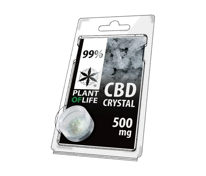 Cristaux de CBD 99% Plant of Life 500mg