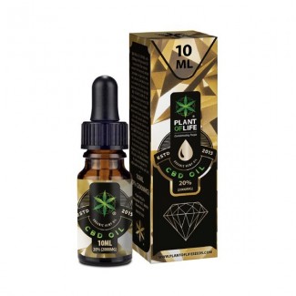 Huile de CBD 20% full spectrum de chez Plant of Life - 10 ml avec pipette