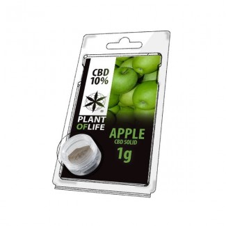 CBD SOLIDE 10% FRUIT Apple 1g résine PLANT OF LIFE