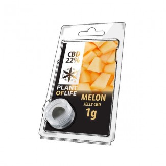 JELLY CBD FRUIT 22% Melon 1g résine plant of life