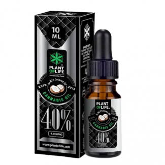 huile de CBD 40% coconut full spectrum Plant of Life 10ml - canabidiol