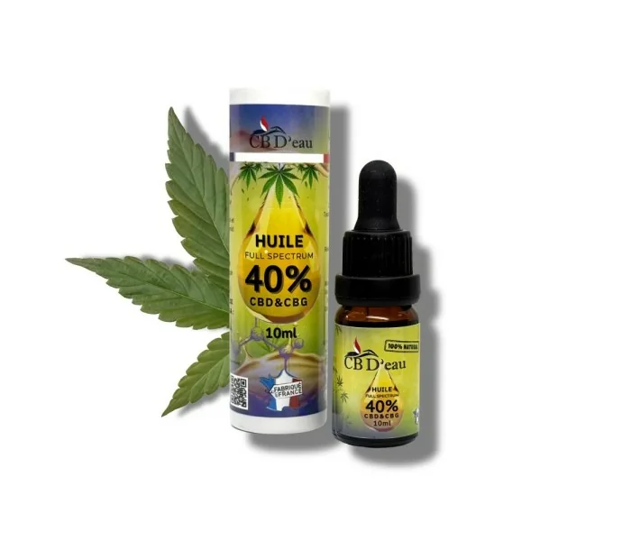huile de cbd full spectrum en 40% de cannabidiol