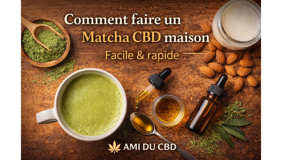 Recette de Matcha Latte au CBD : La Boisson Bien-Être qui Cartonne en 2026